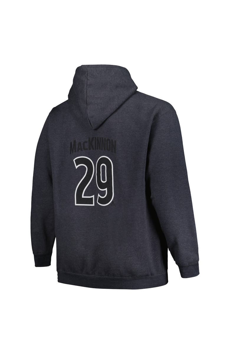 PROFILE Men
s Profile Nathan MacKinnon Charcoal Colorado Avalanche Big
Tall Name
Number Pullover Hoodie, Alternate, color, Charcoal