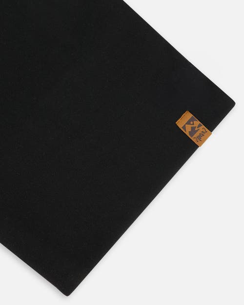 Deux Par Deux Kids Unisex Solid Neck Tube Black In Black