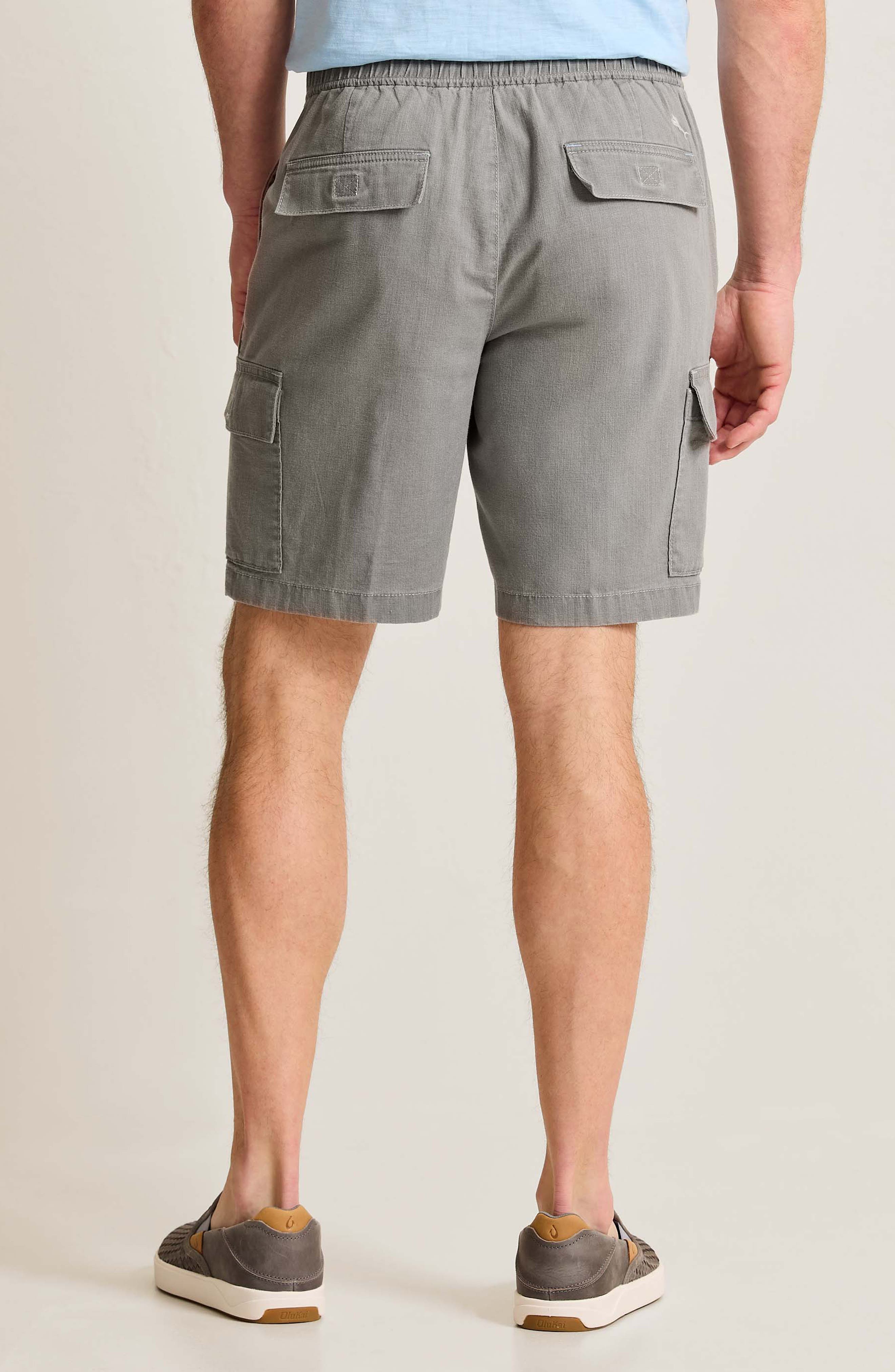 Linen in Paradise Flat Front Cargo Shorts - image 2