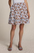 Lands' End Voile Ladder Trim Mini Skirt