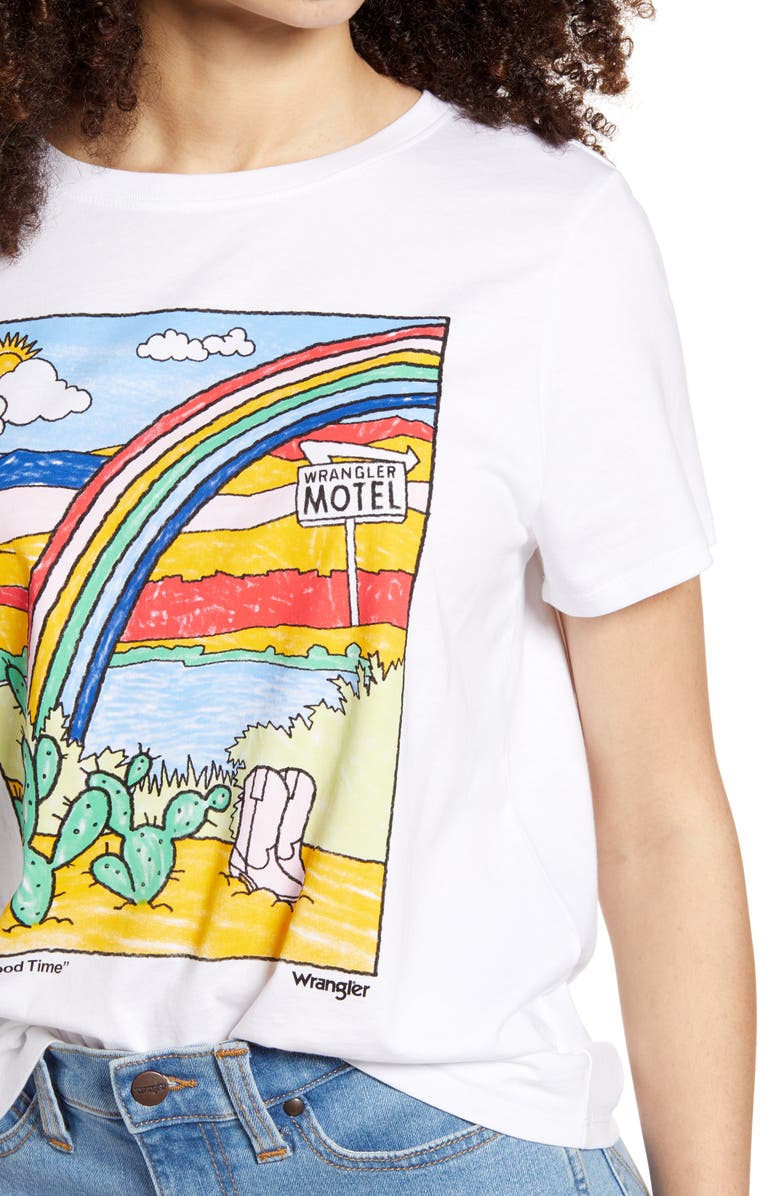 Wrangler Desert Motel Graphic Tee, Alternate, color, 
