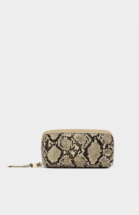 Fold-Out Mirror Make Up Bag