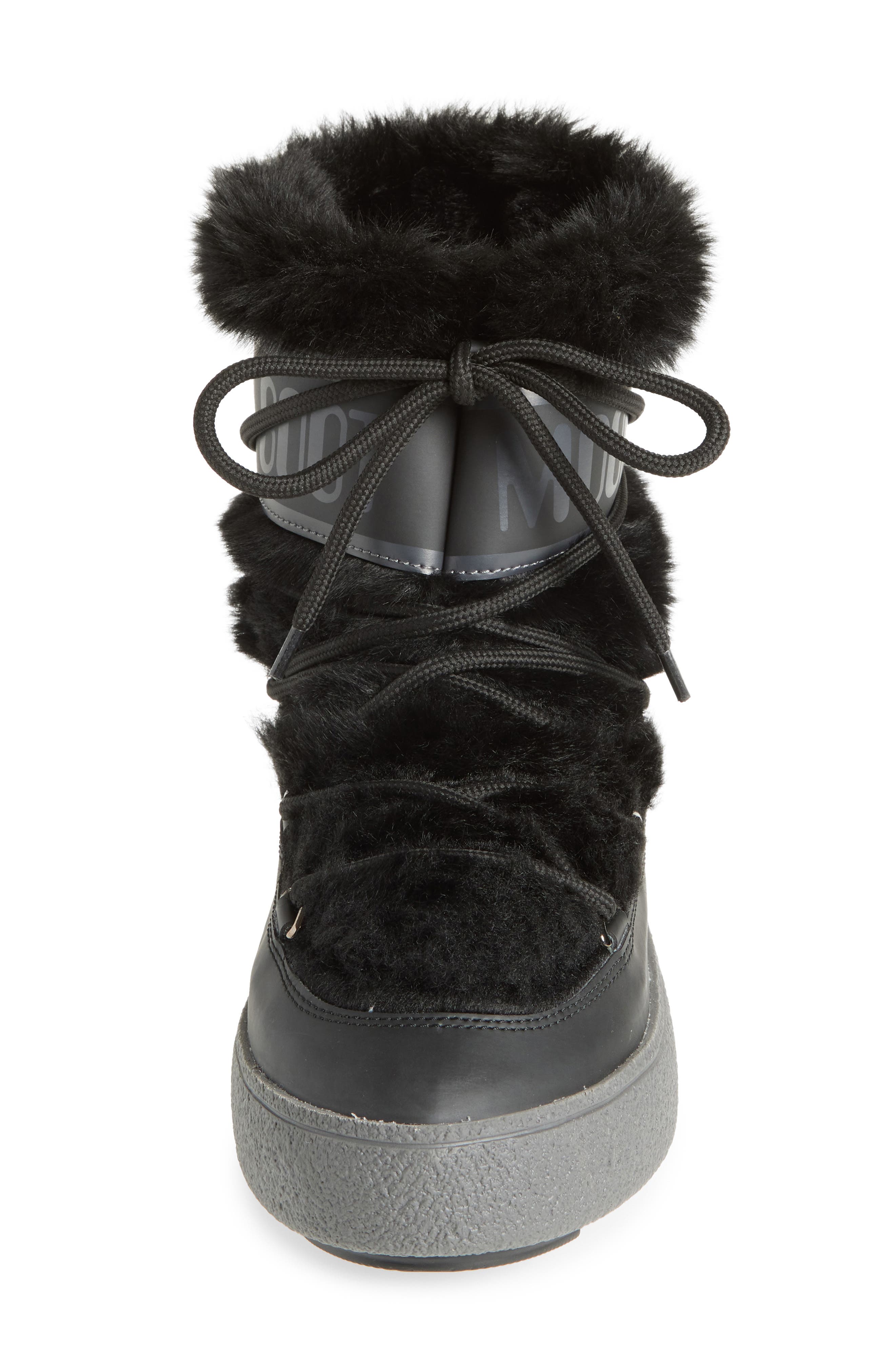Moon Boot<sup>®</sup> LTrack Faux Fur Water Repellent Boot, Alternate, color, 