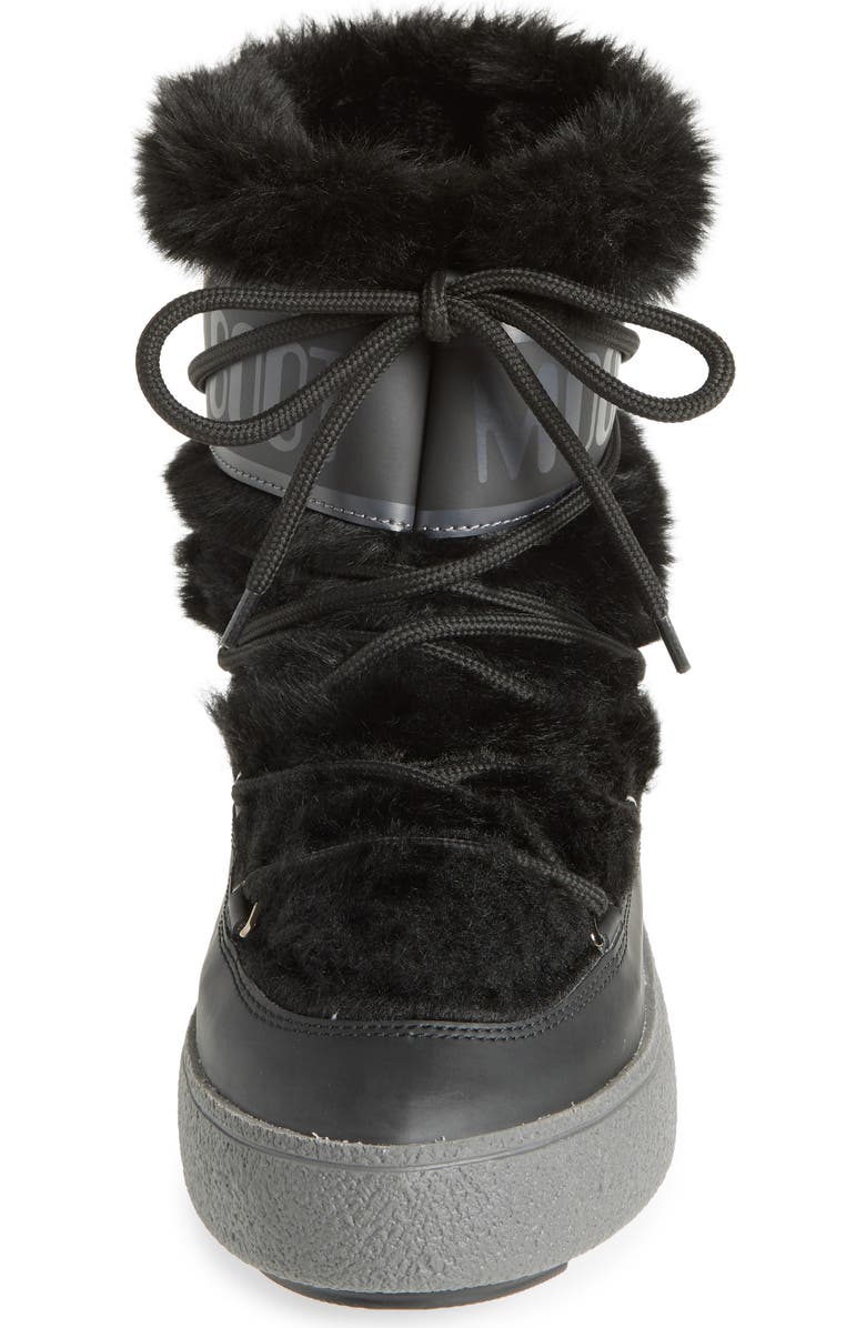 Moon Boot<sup>®</sup> LTrack Faux Fur Water Repellent Boot, Alternate, color,