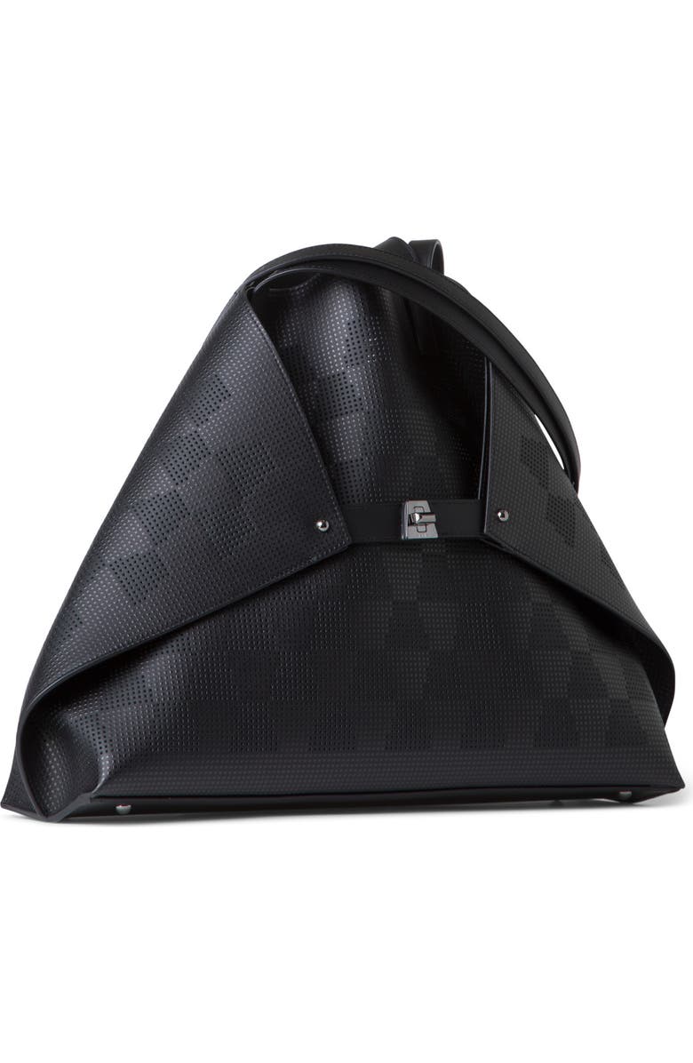 Akris Medium AI Perforated Leather Tote, Alternate, color,