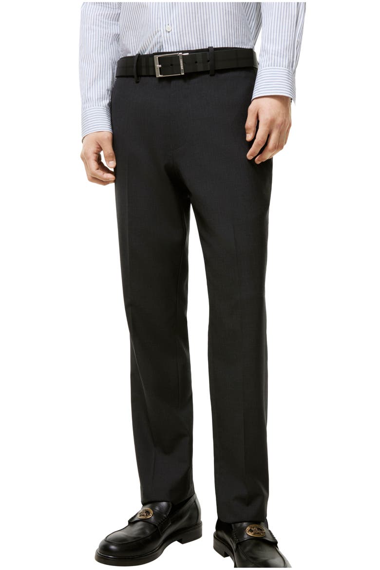 Wool Bond Tailored Trousers, Main, color, Iron grey