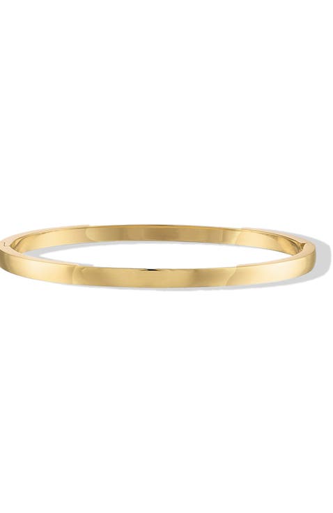 Polished Simple Bangle Bracelet