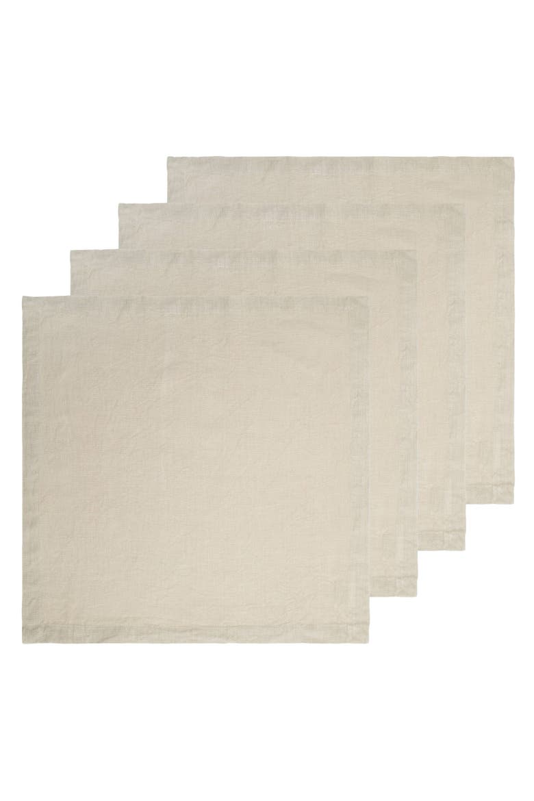 Everyday Napkins - Set of 4, Alternate, color, Stone 21" x 21"