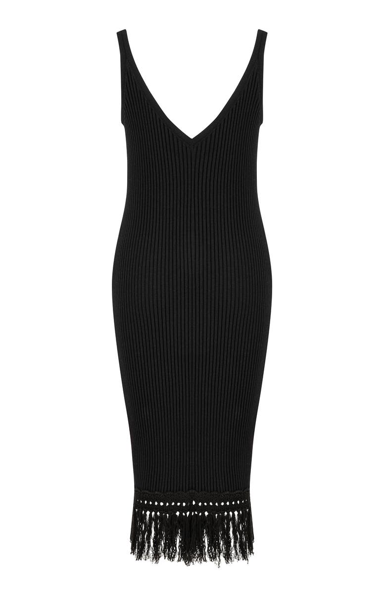 Labeca London Storm Striped Linen-Blend Bustier Top, Alternate, color,