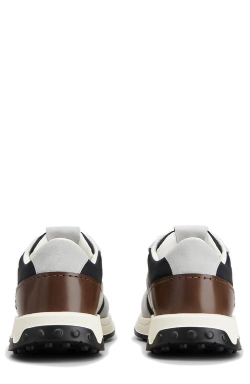 Tod's Colorblock Sneaker In Black