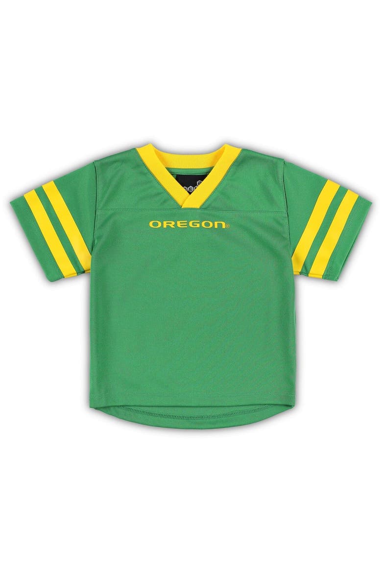 Infant Green/Yellow Oregon Ducks Red Zone Jersey & Pants Set, Alternate, color, Green