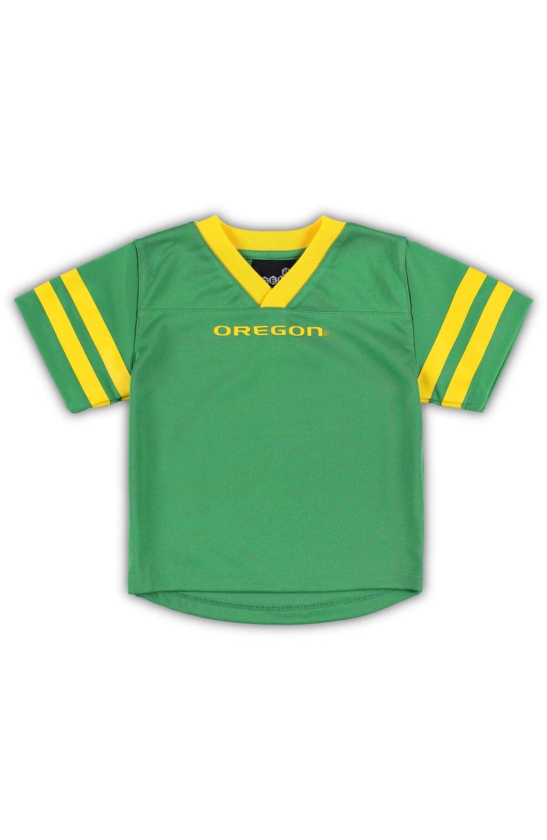 Outerstuff Infant Green/Yellow Oregon Ducks Red Zone Jersey & Pants Set, Alternate, color,