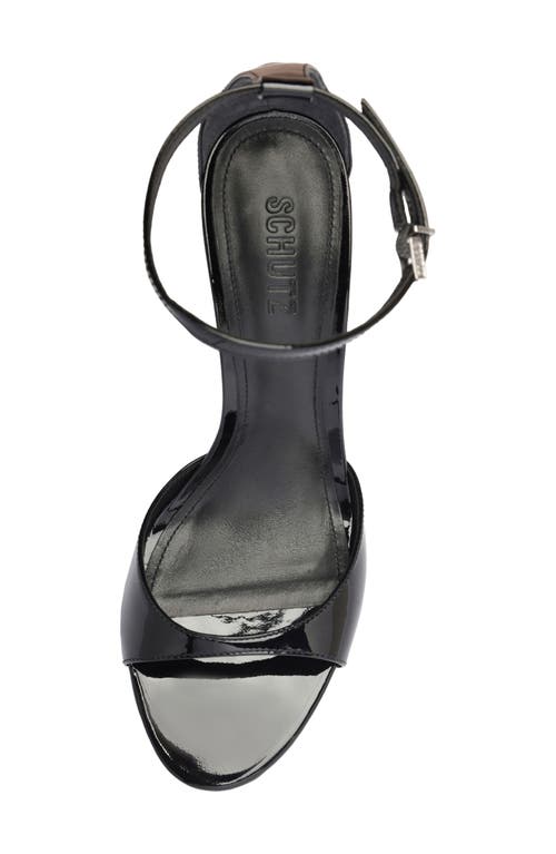 Schutz Ankle-strap Sandals In Black