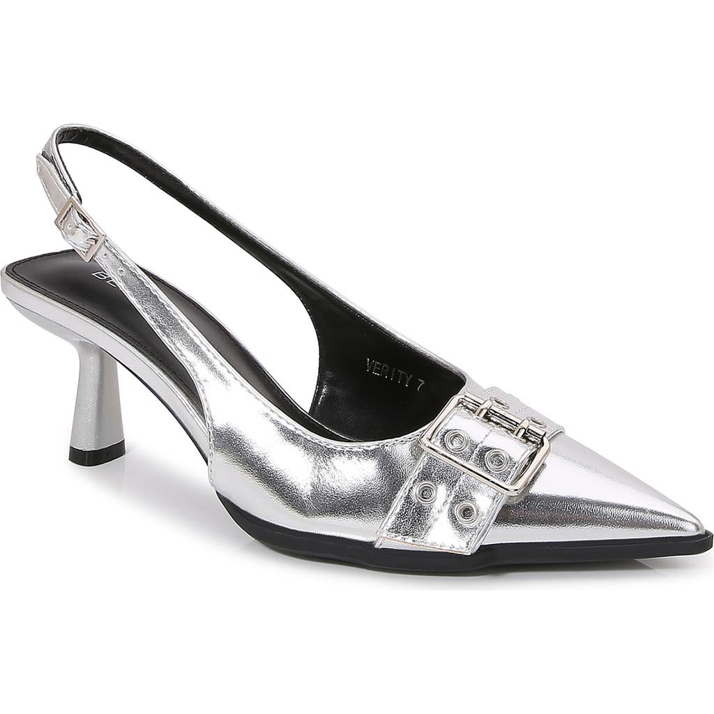 BERNESS BERNESS VERITY OVERSIZE BUCKLE SLINGBACK PUMP