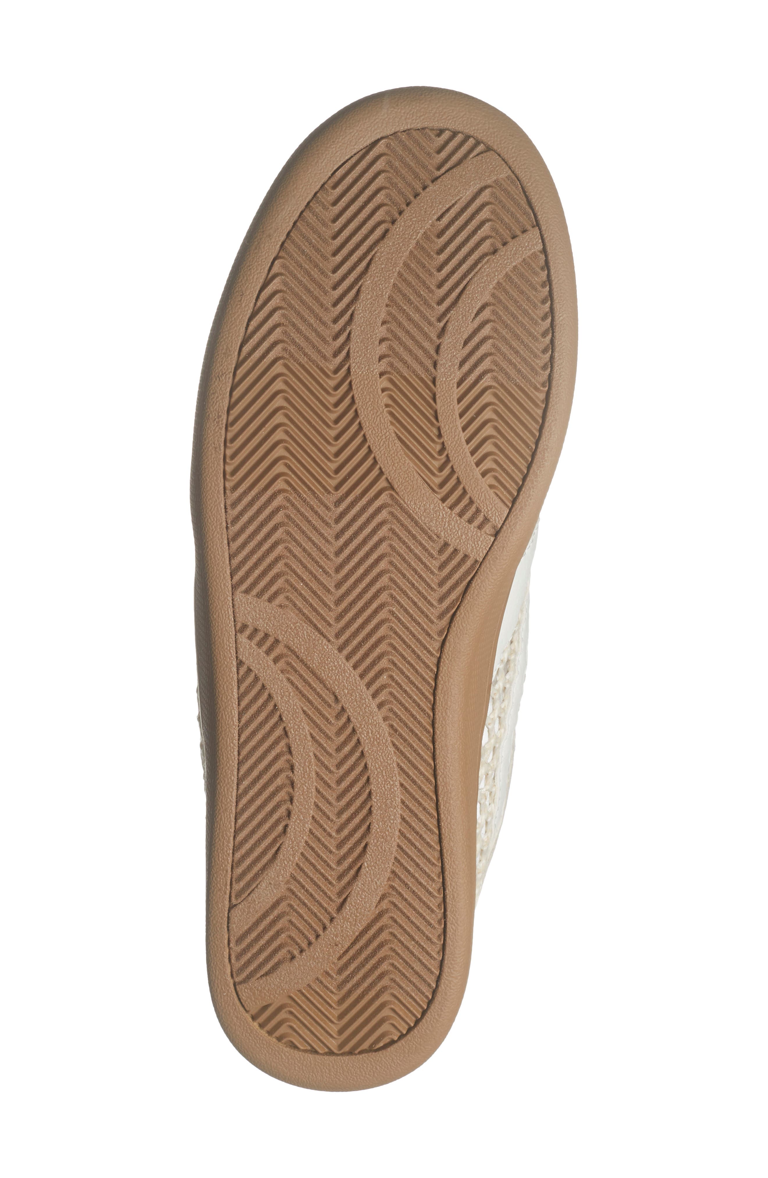 DV by Dolce Vita Vitally Faux Shearling Lined Mule Sneaker, Alternate, color, Off White Woven