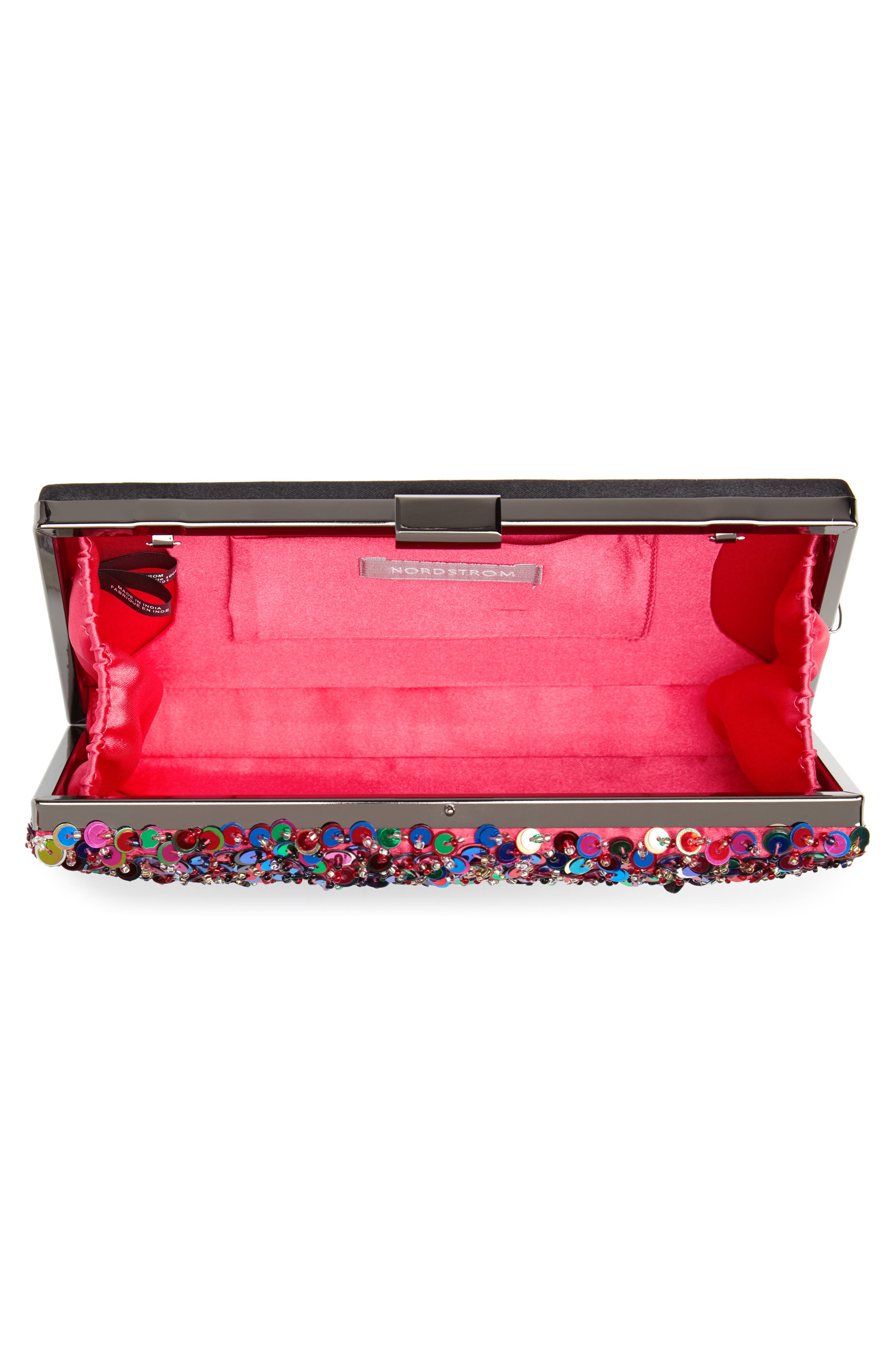 Nordstrom Sequin Disco Miniaudière, Alternate, color, 