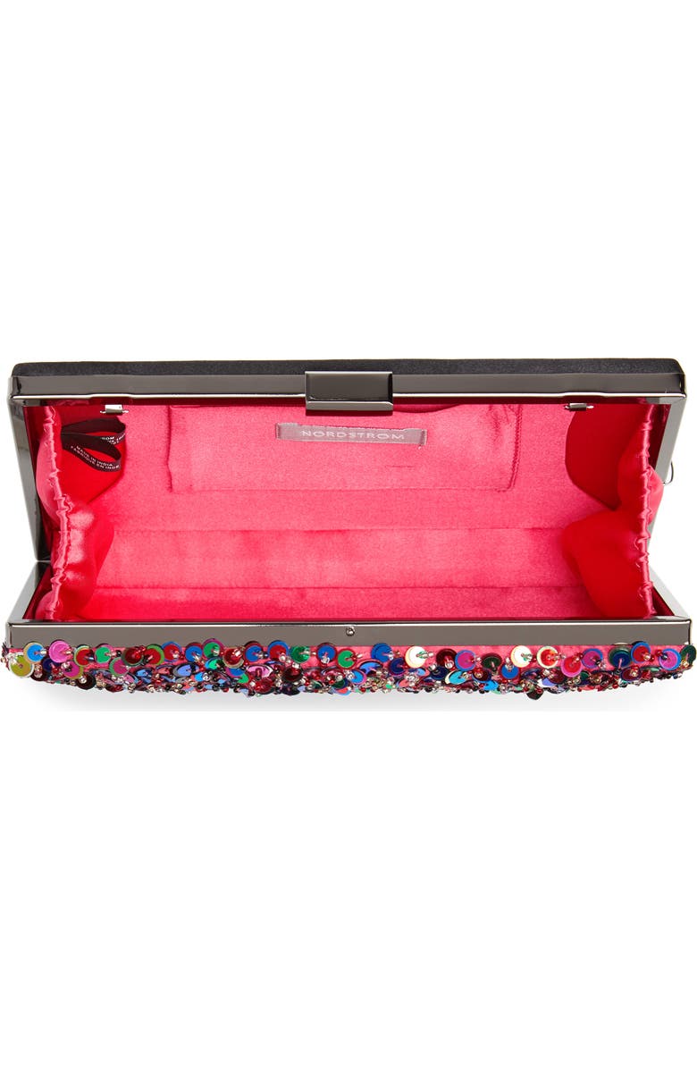 Nordstrom Sequin Disco Miniaudière, Alternate, color,