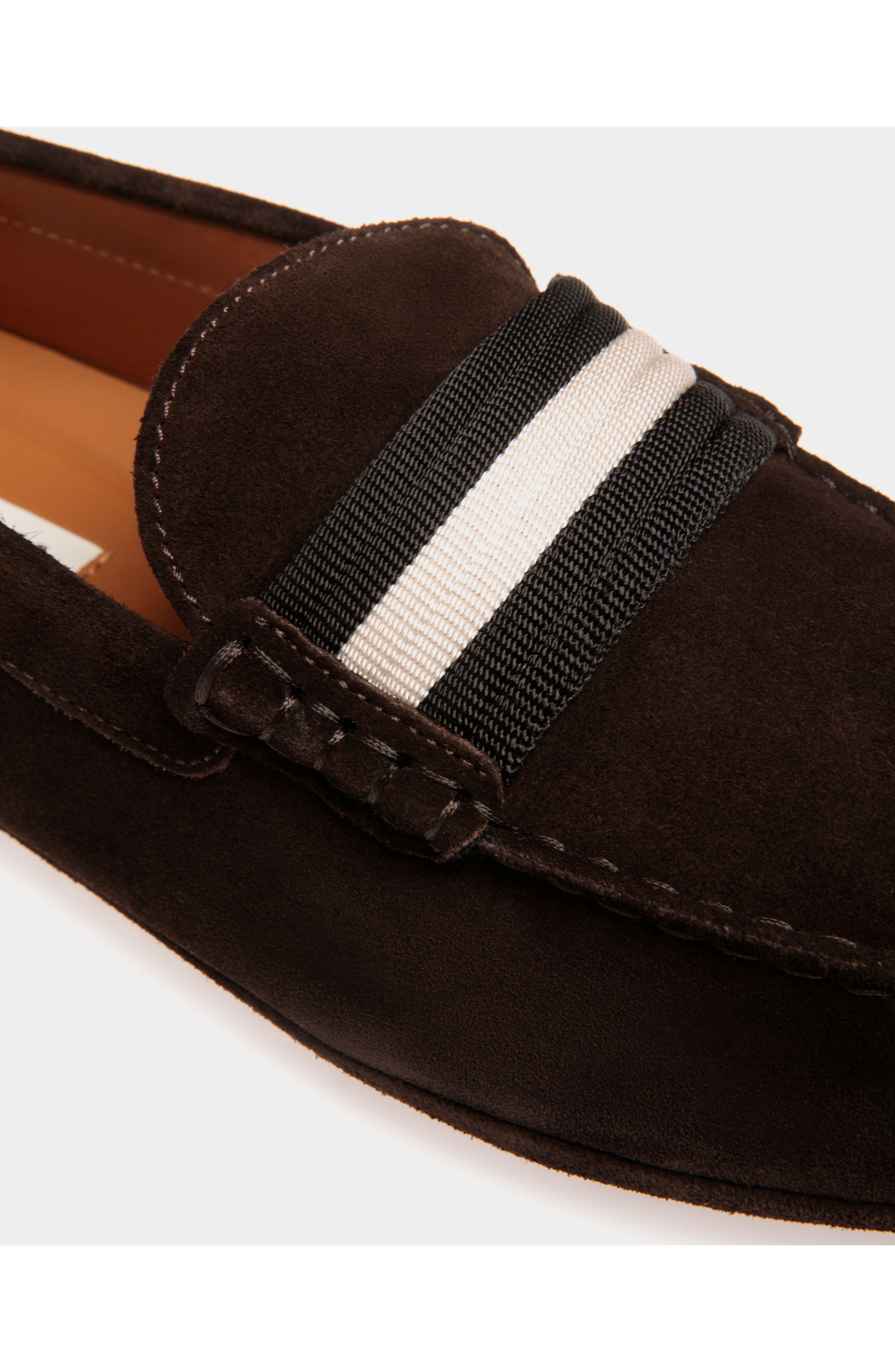 Bally Kerbs Driver in Calf Suede, Alternate, color, 