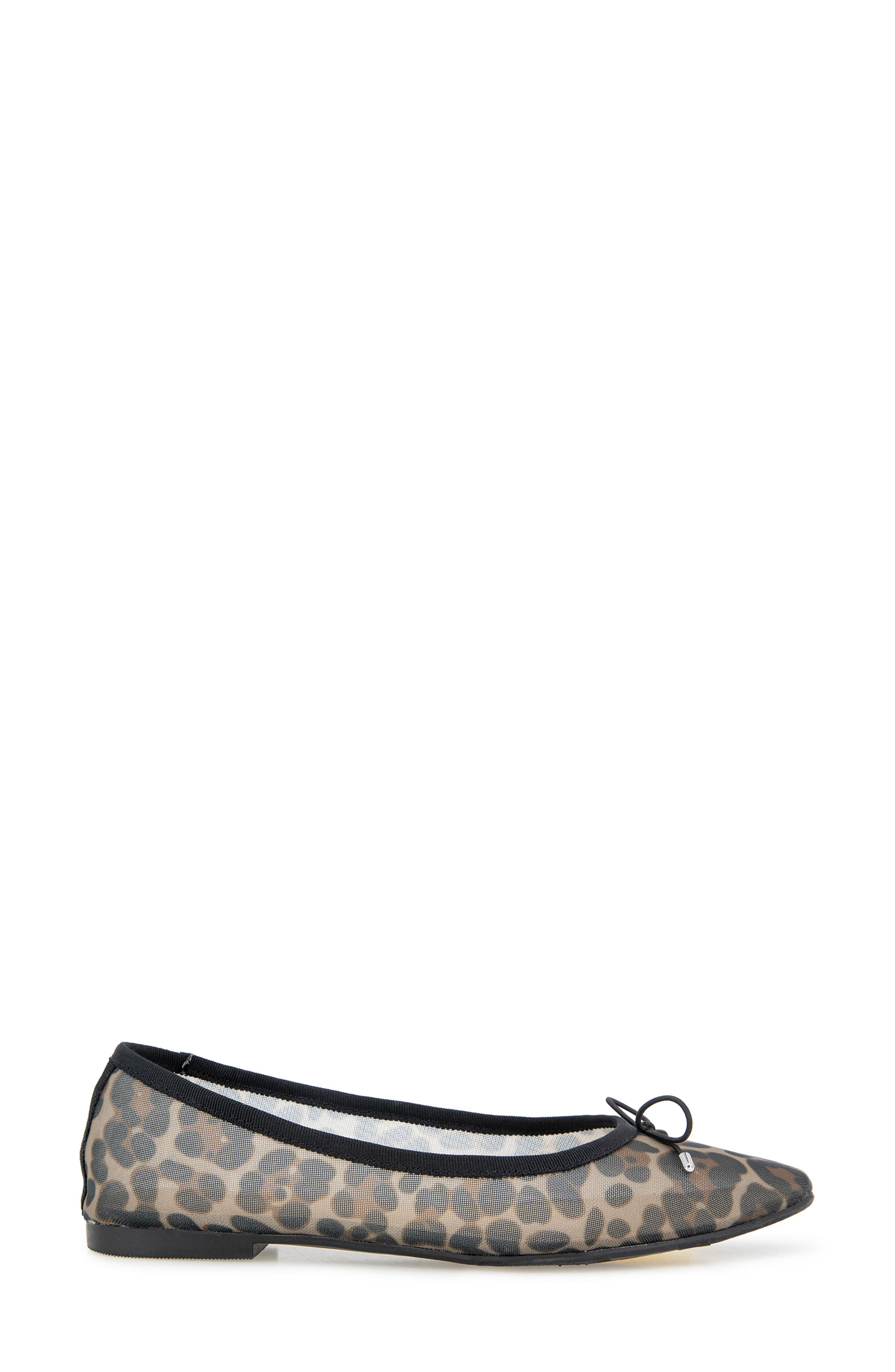 Nirvana Mesh Ballet Flat, Alternate, color, LEOPARD MESH