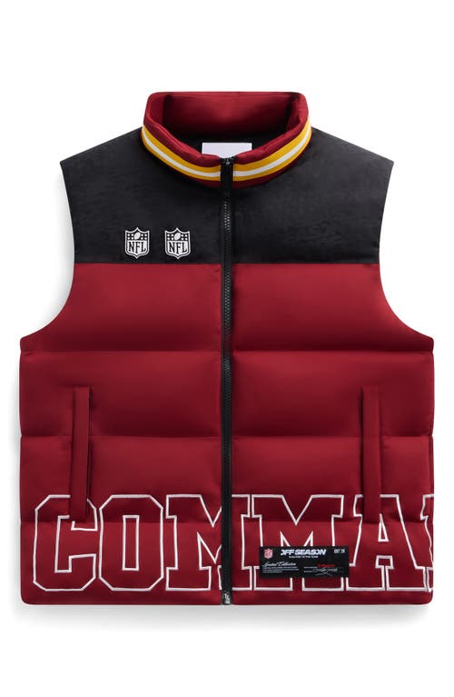 Off Season Unisex Team Puffer Vest in Commanders  product
