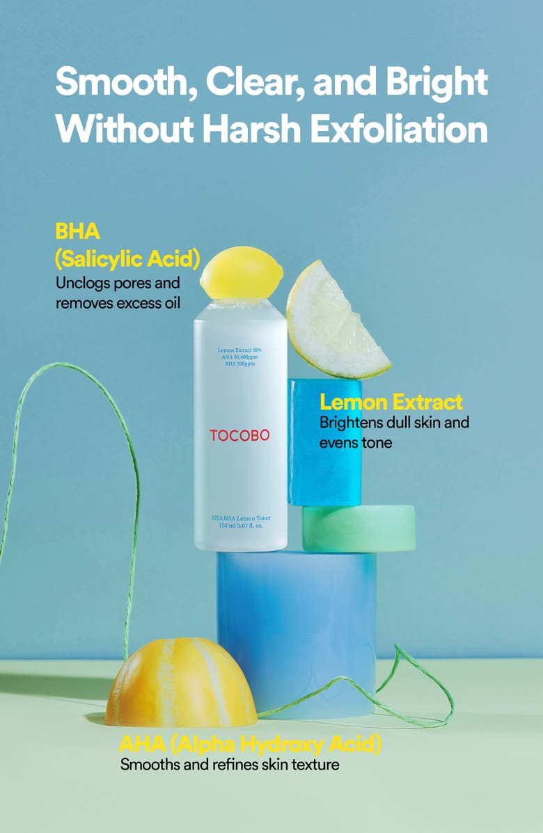 Tocobo AHA BHA Lemon Toner, Alternate, color,