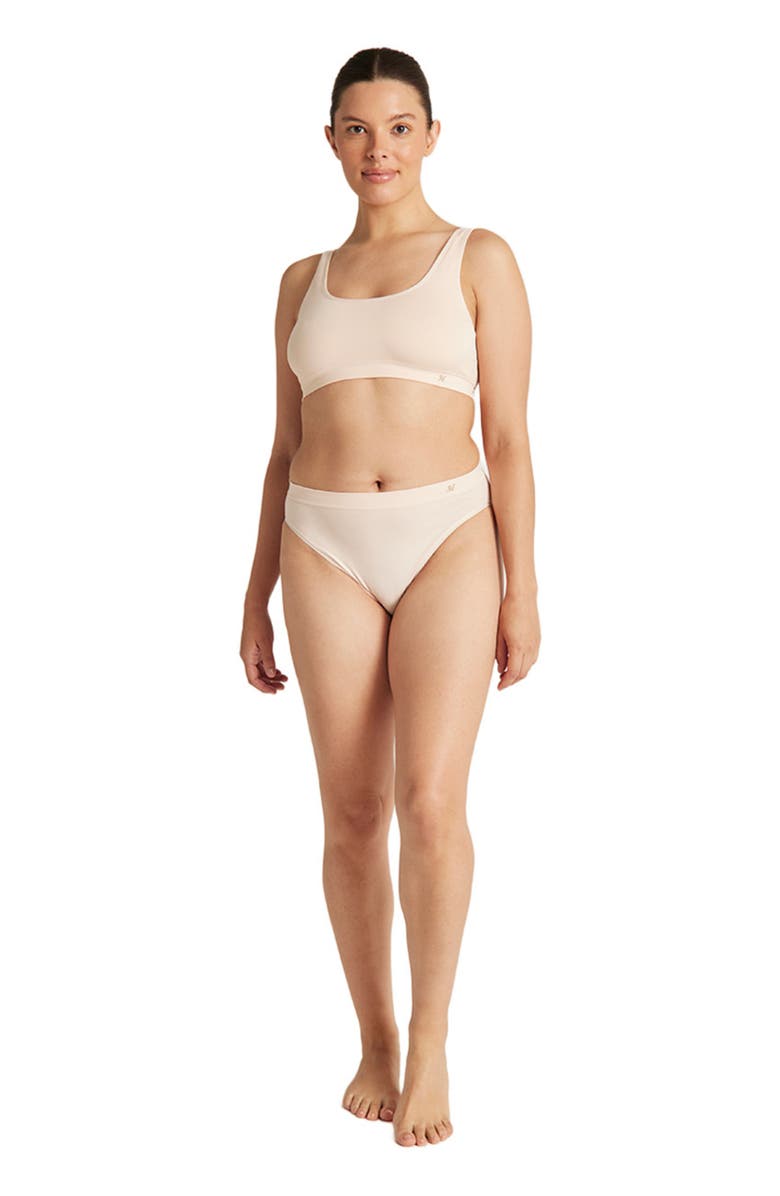 Nudea The Essentials Crop Top - 2 Pack, Main, color, Black And Bare 03