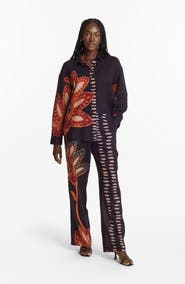 DIARRABLU Razu Printed Linen Tova Pants