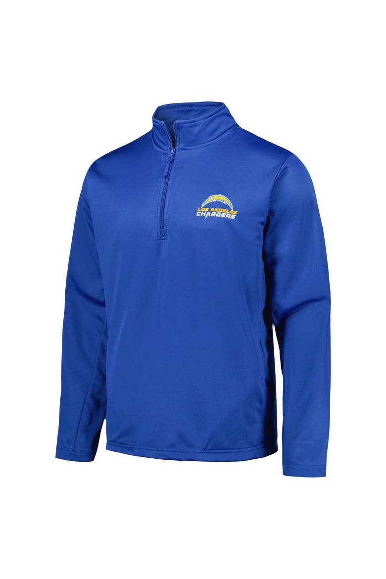 Men's Dunbrooke Powder Blue Los Angeles Chargers All-Star Tech Quarter-Zip Top, Alternate, color, Powder Blue
