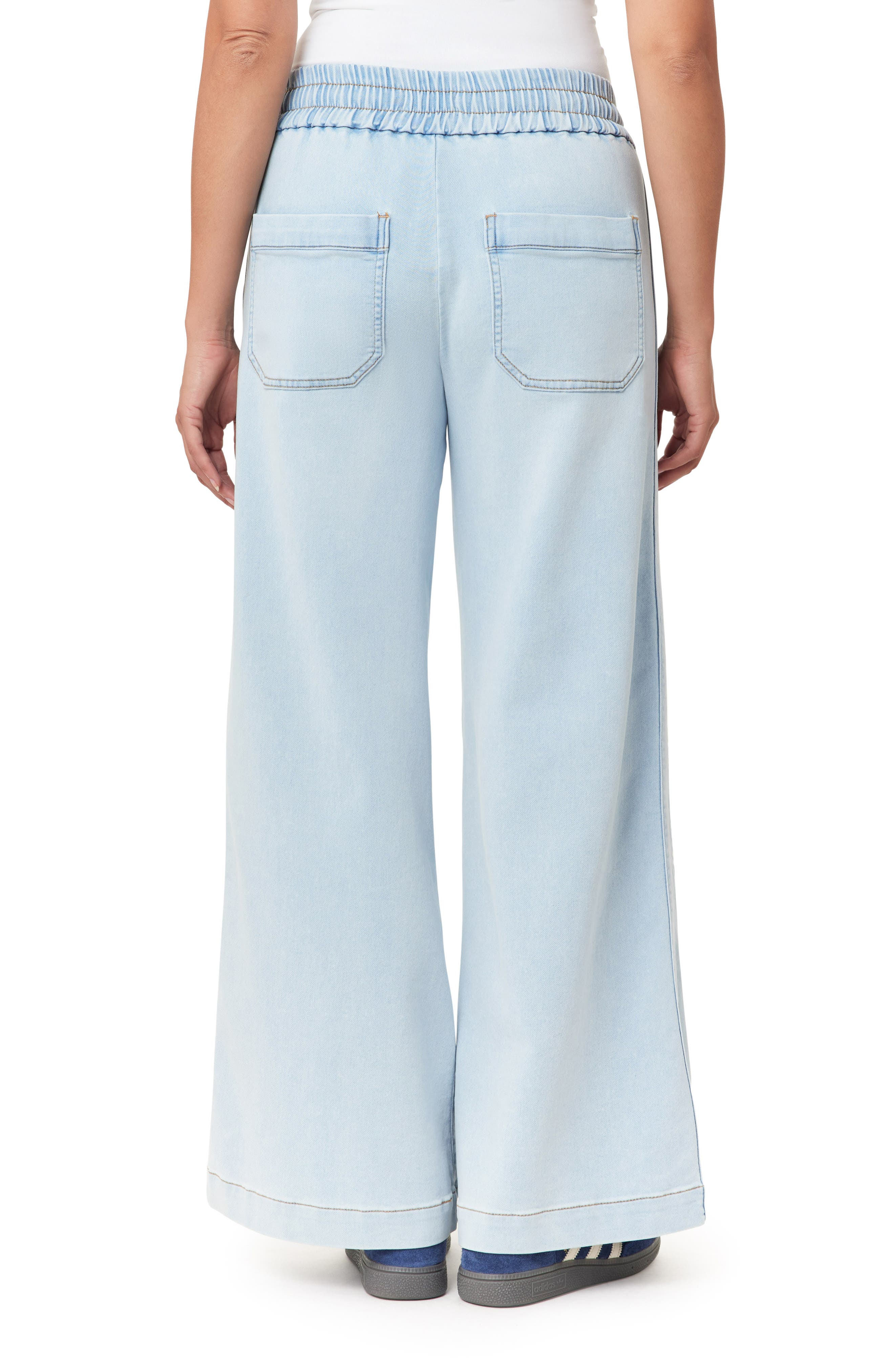 Kensie Ultra High Waist Relaxed Fit Denim Pants (Women