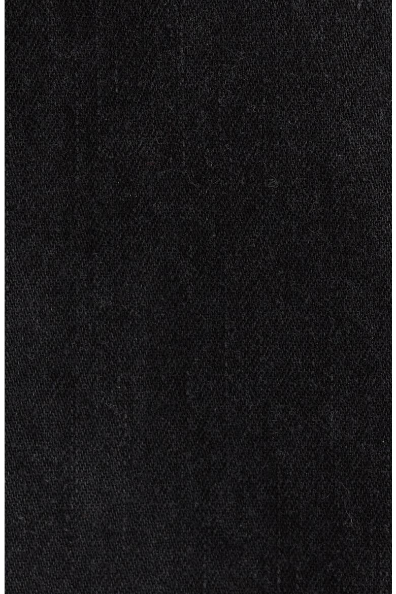 Marshall Coated Western Snap-Up Shirt, Alternate, color, BLACK