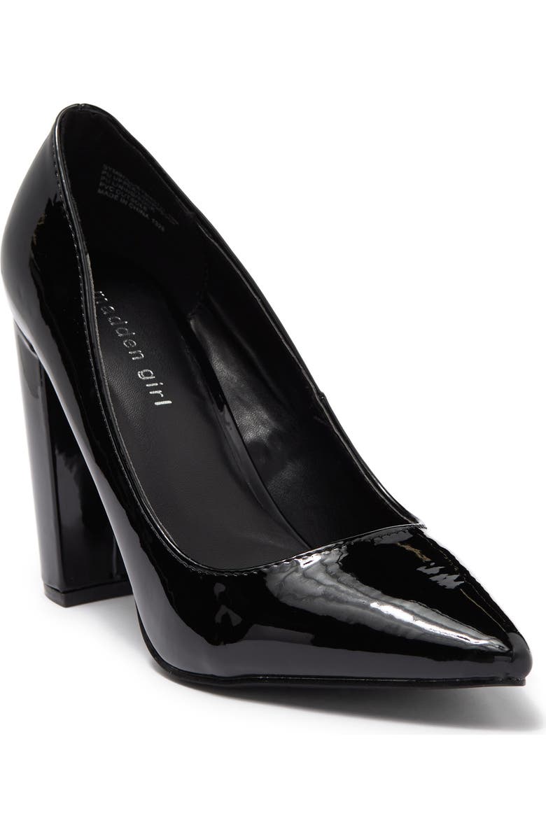 Madden Girl Symbol Block Heel Pump, Main, color,