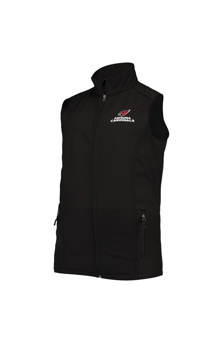 DUNBROOKE Men's Dunbrooke Black Arizona Cardinals Big & Tall Archer Softshell Full-Zip Vest, Alternate, color, Black
