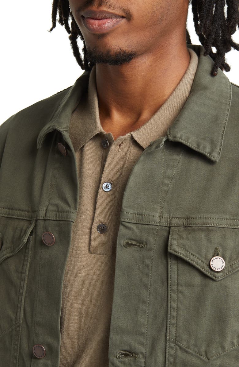 Monfrère Dean Twill Trucker Jacket, Alternate, color,