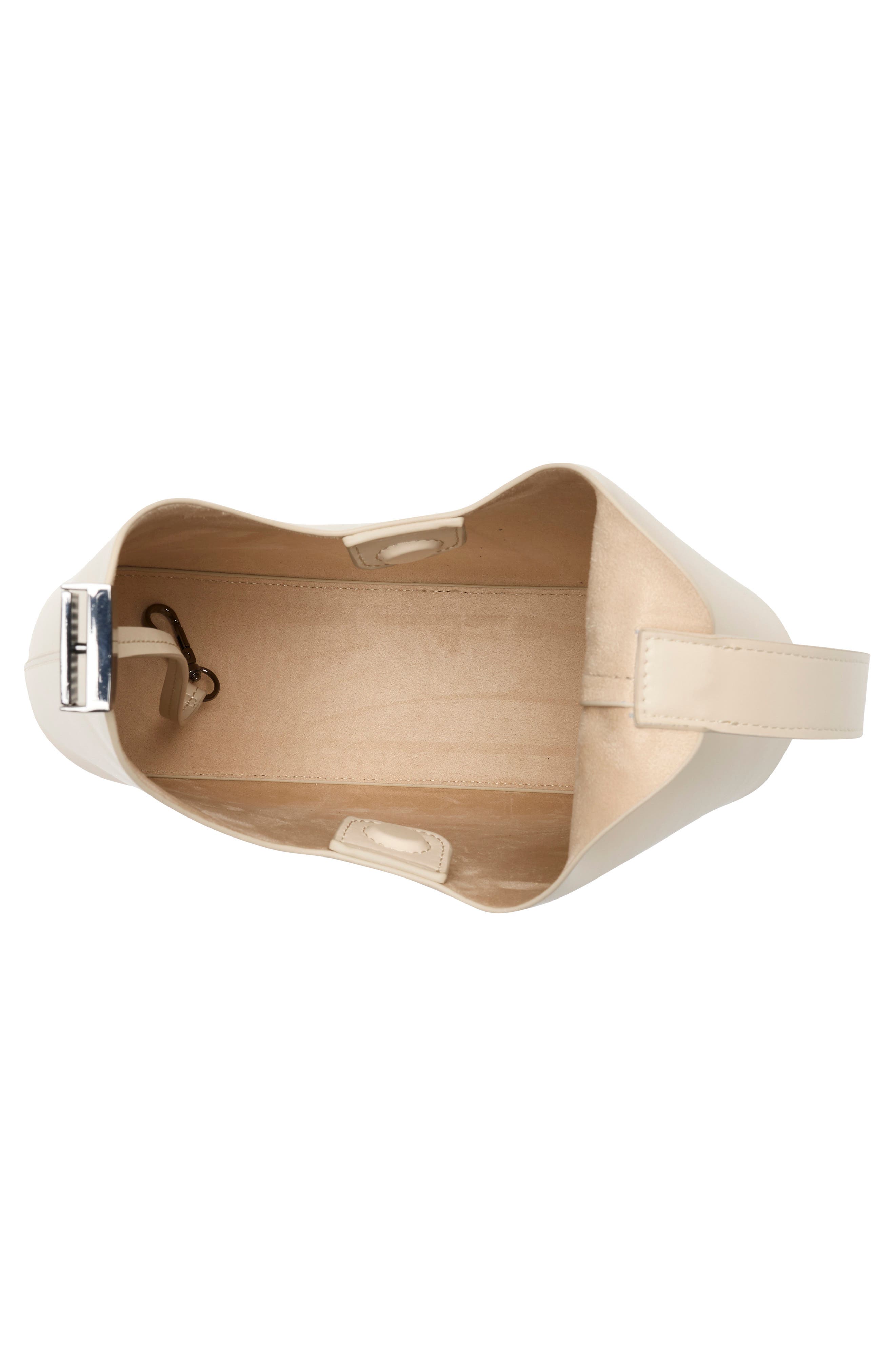 BCBG Curved Bottom Hobo Bag, Alternate, color, Almond