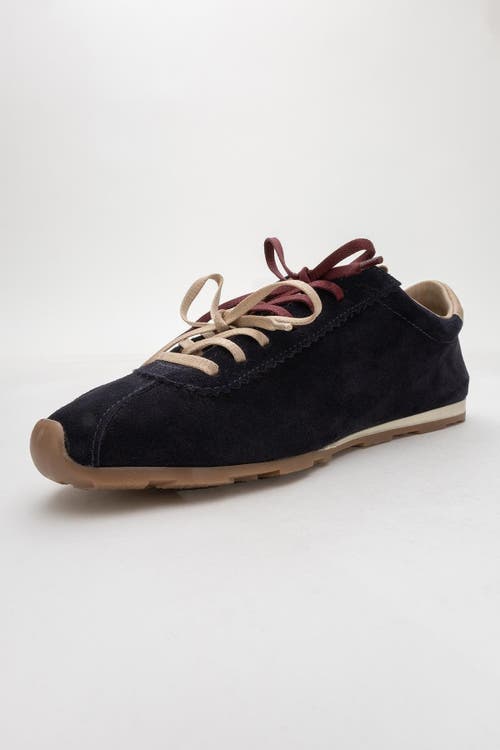 Forever & Always Shoes Crea Leather Sneakers In Dark Blue Leather