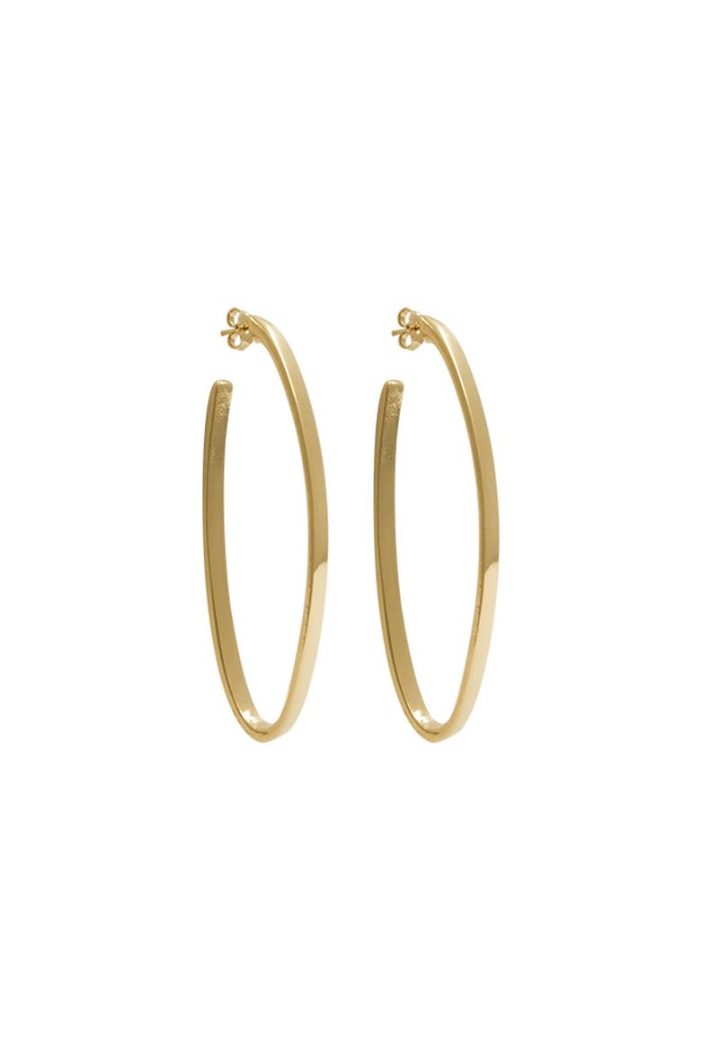 Oasis Hoop Earrings, Main, color, Gold