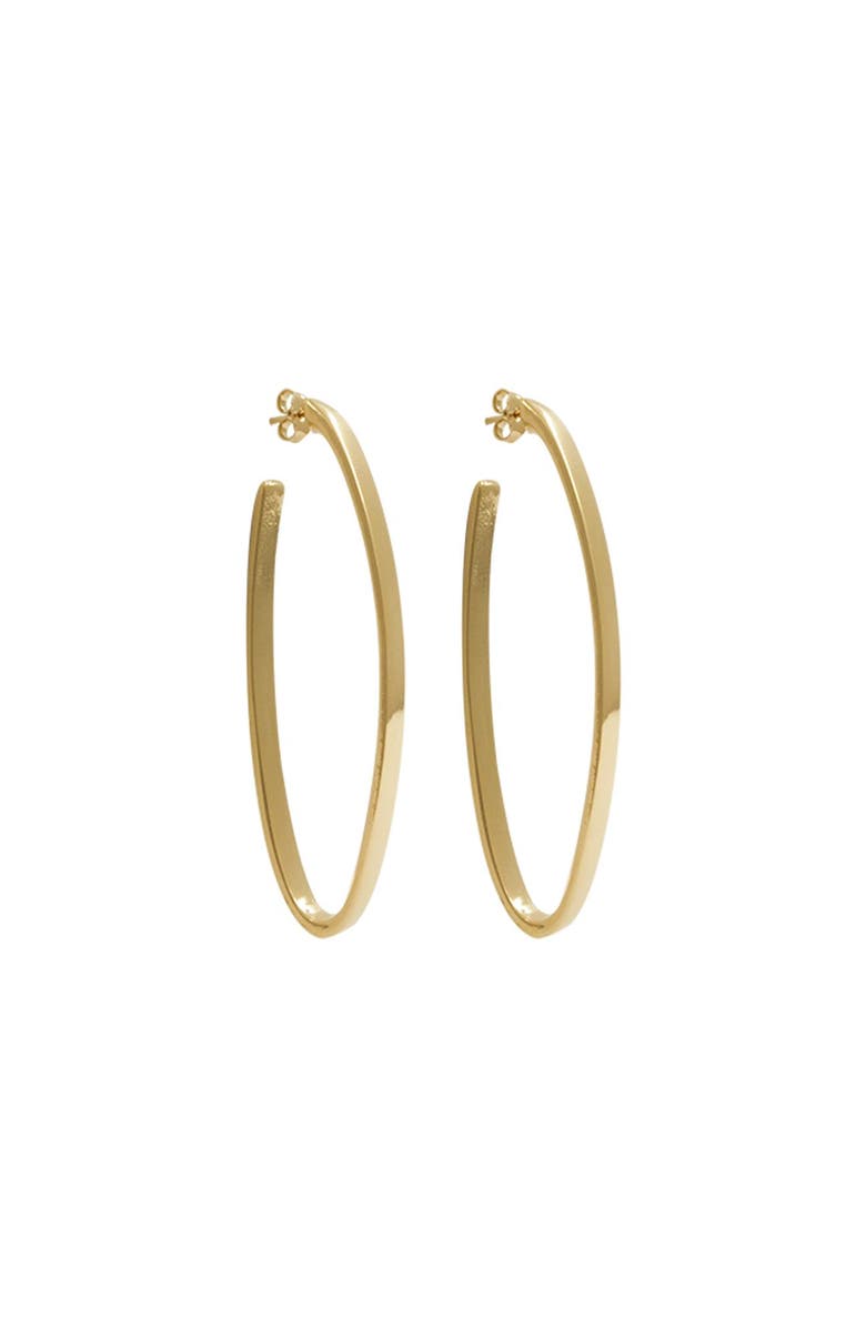 CXC Oasis Hoop Earrings, Main, color, Gold