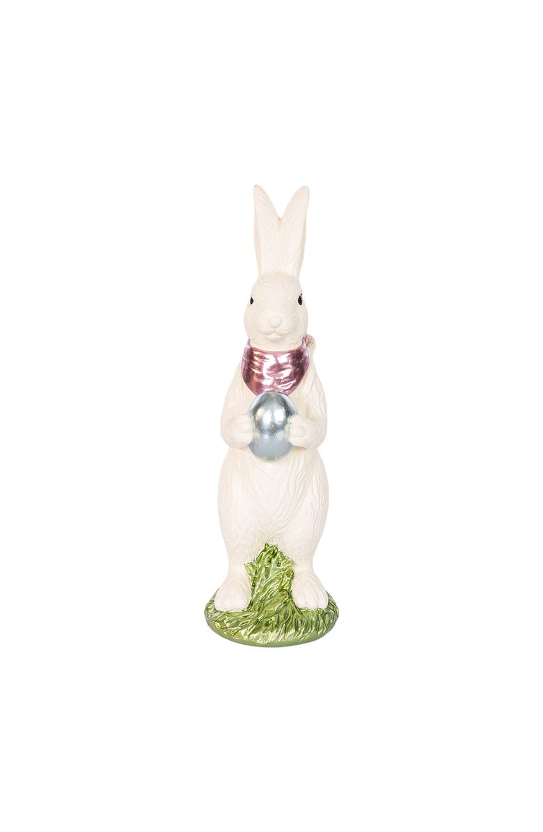 Gallerie II Chocolate Medium Easter Rabbit Figurine, Alternate, color, White