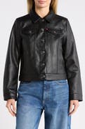 Levi's Faux Leather Trucker Jacket