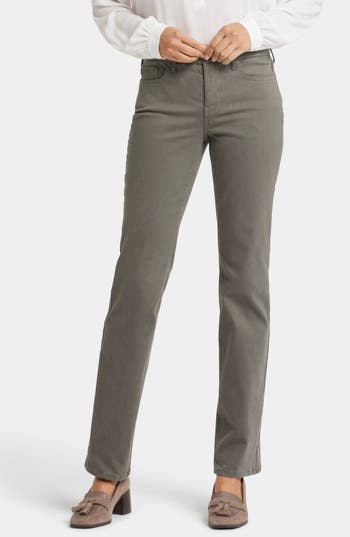 Nydj Marilyn Waist Match Straight Leg Jeans