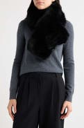 Nordstrom Faux Fur Pull Through Scarf