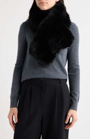 Nordstrom Faux Fur Pull Through Scarf