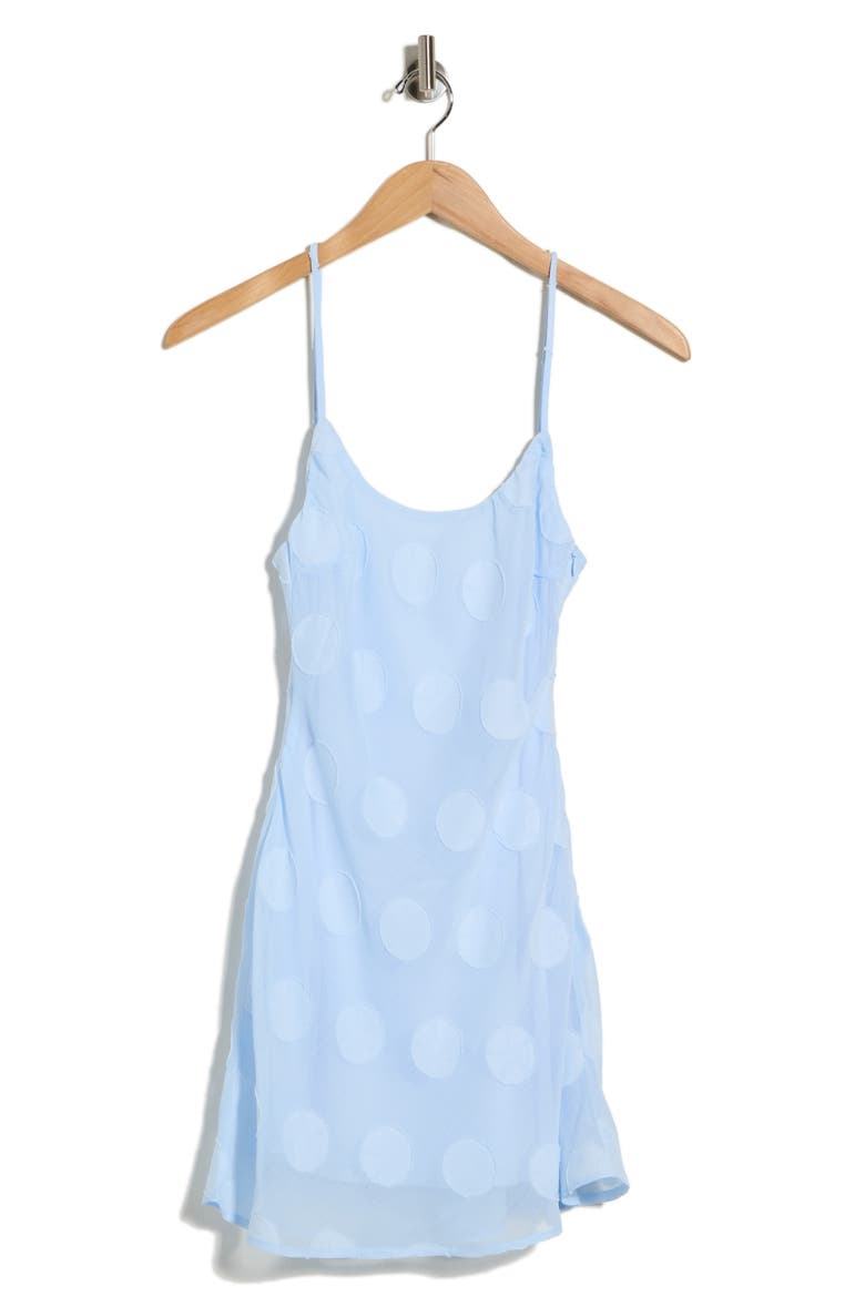 Lissie Scoop Neck Minidress, Main, color, BLUE MULTI