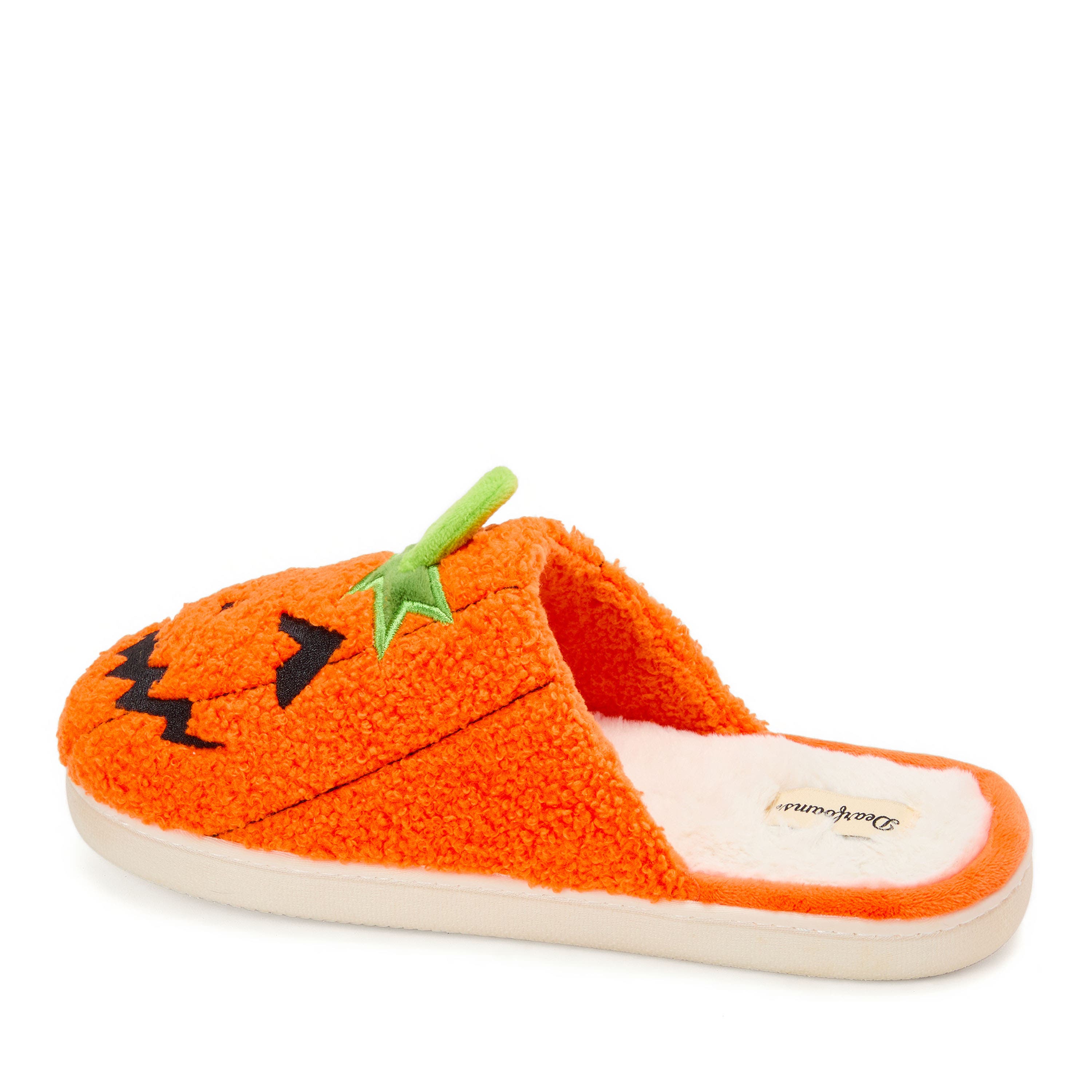 DEARFOAMS Halloween Scuff Slipper, Alternate, color, Mandarin