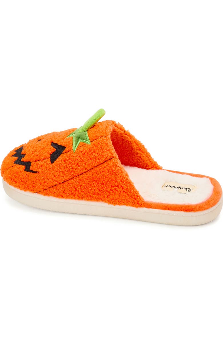 DEARFOAMS Halloween Scuff Slipper, Alternate, color, Mandarin