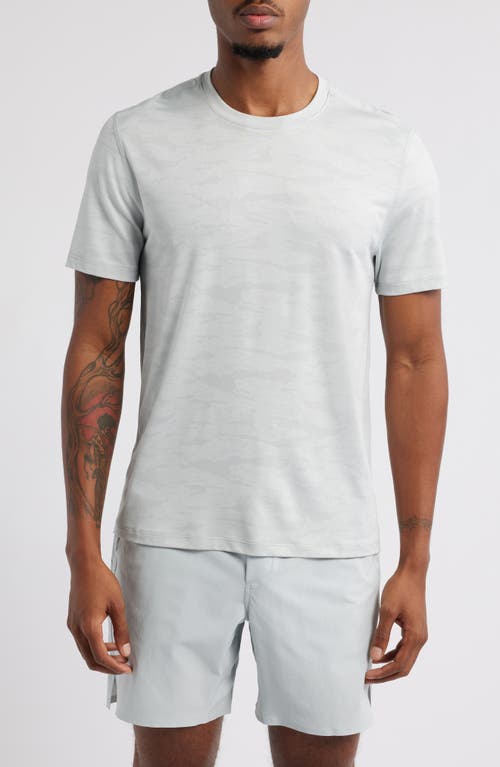 Ten Thousand Camouflage Knit Performance T-shirt In Light Grey