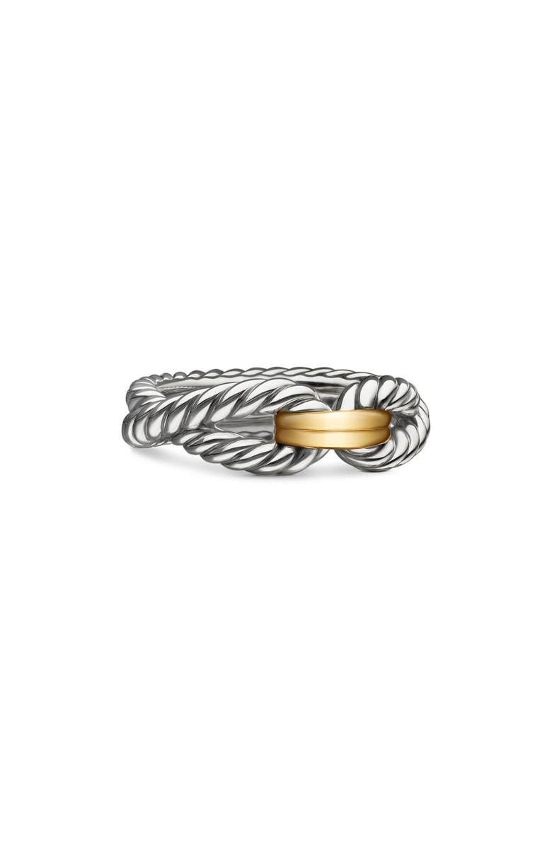 David Yurman Cable Loop Ring with 18K Gold, Alternate, color, Yellow Gold/ Sterling Silver