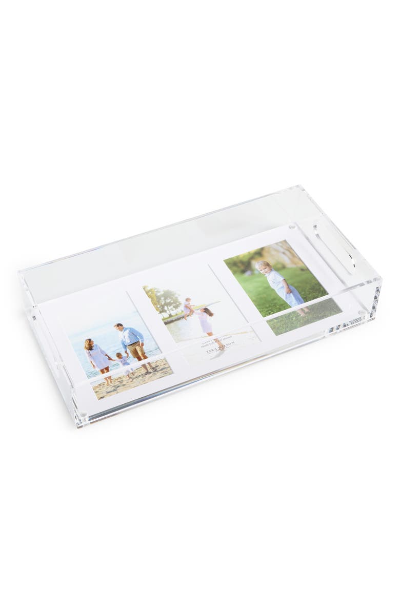 Tara Wilson Designs Large Photo Tray, Main, color, Clear