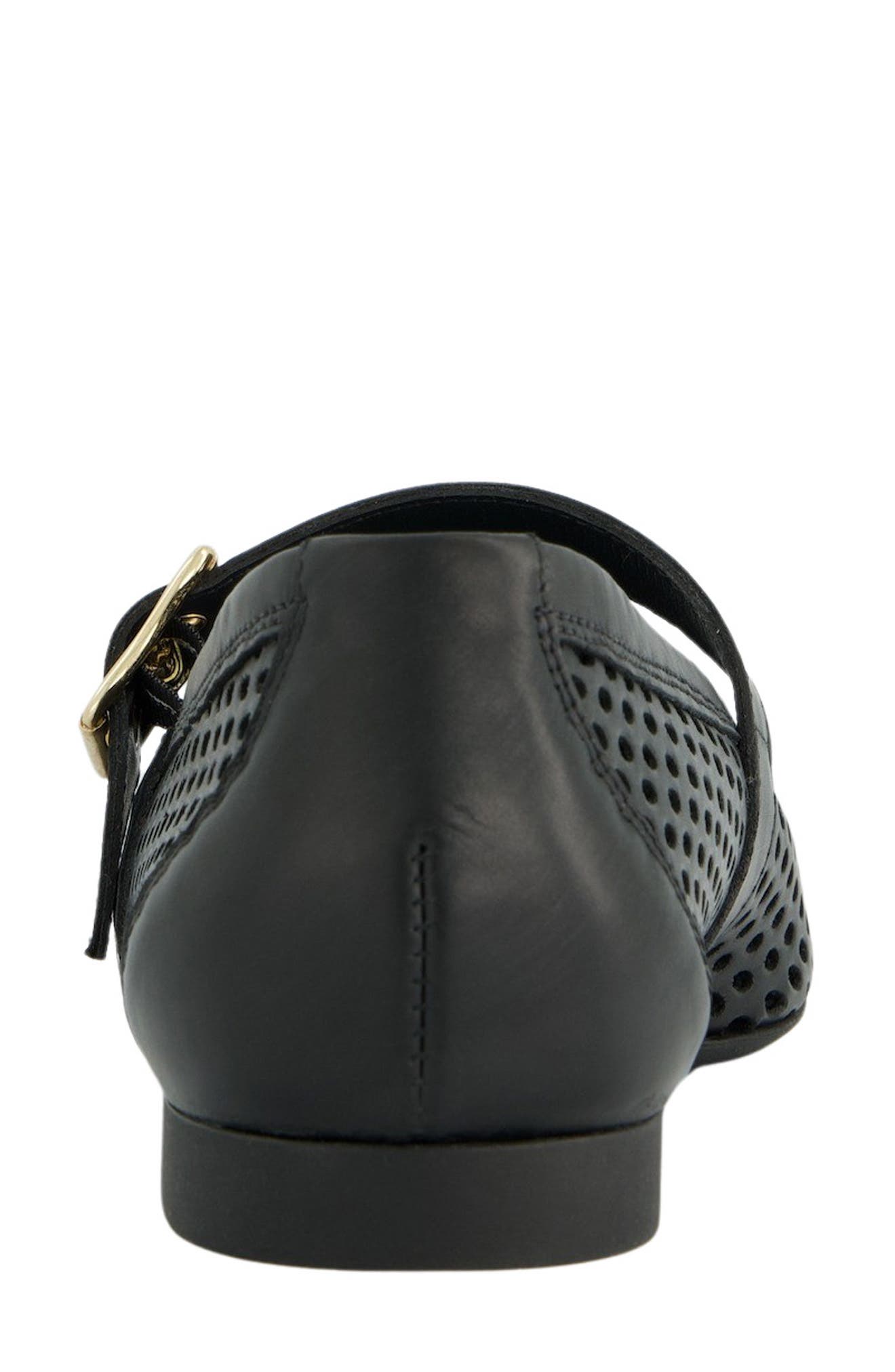 Paul Green Dana Mary Jane Flat, Alternate, color, Black Leather