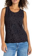 Liverpool Los Angeles Lace Front Knit Tank